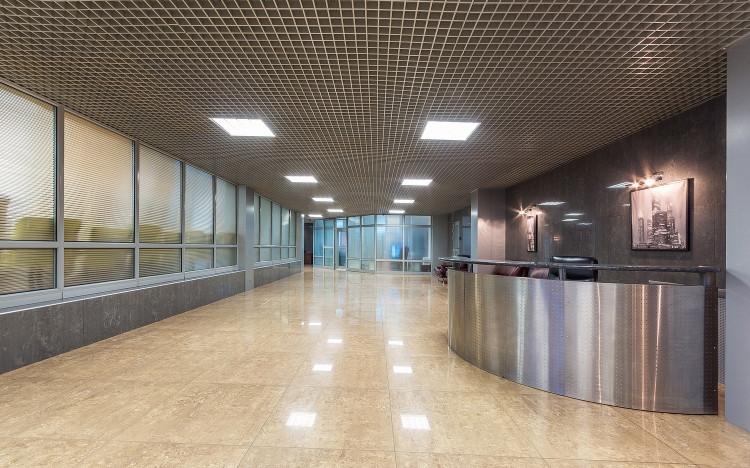 Вид ресепшн на этаже